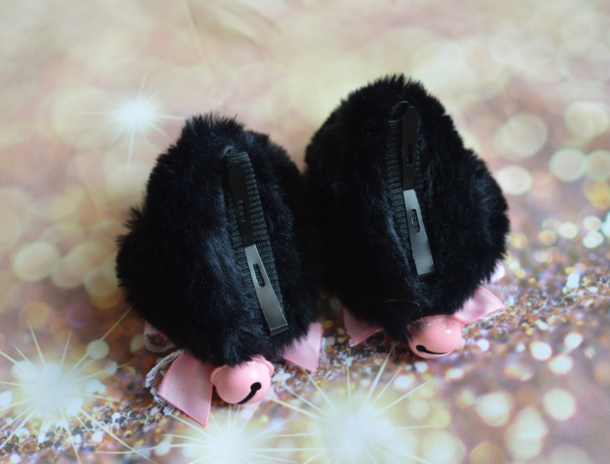 Nekollars's tweet photo. #Kittenplay clip on #cat #ears with #lace and #ribbon #bows - #neko #lolitaears #cosplay #costume - #kitten #play #accessories - #pastel #pink #petplayears #petplaycommunity #bdsmears #kittenplayears #owned #clipears #playears - More at our #Nekollars Etsy shop! https://t.co/koAs6Bc4v9