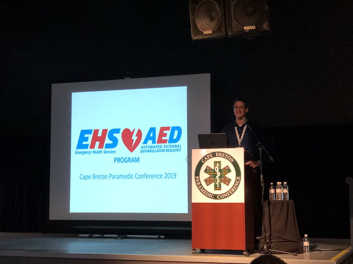 CBConference's tweet photo. Our final speaker of this year’s #CBPC, Mike Jancyszyn, talking about the Automated External Defibrillator (AED) Registry Program! https://t.co/ZJE5DoWKPm