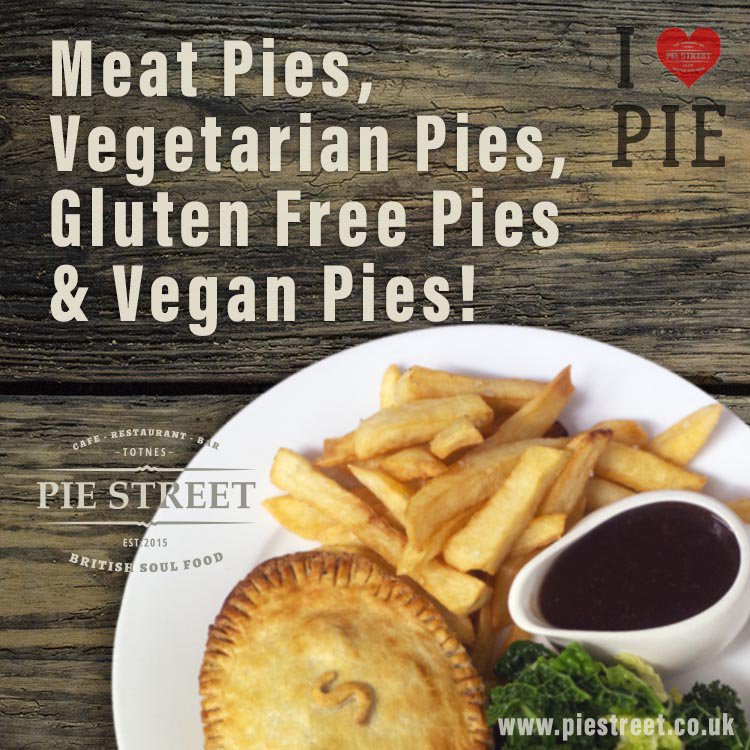 Good evening #torbayhour We are a family run Pie restaurant in the heart of lovely #Totnes serving handmade crispy, buttery, golden pastry pies!