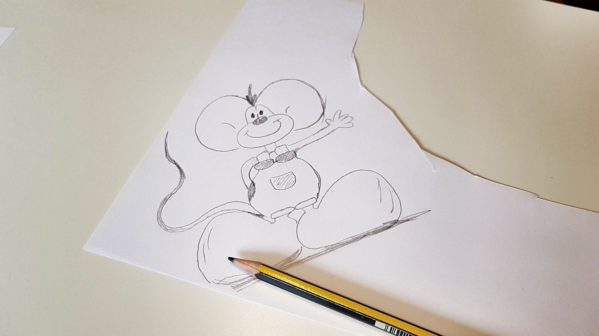 "Papa, kannst du ne Maus malen?"

"Klar!"

Und zack, biste wieder in der Schulzeit und Kind der 90er. 

"Hä? Was ist das denn?"

"Ne Maus. DIE Maus."