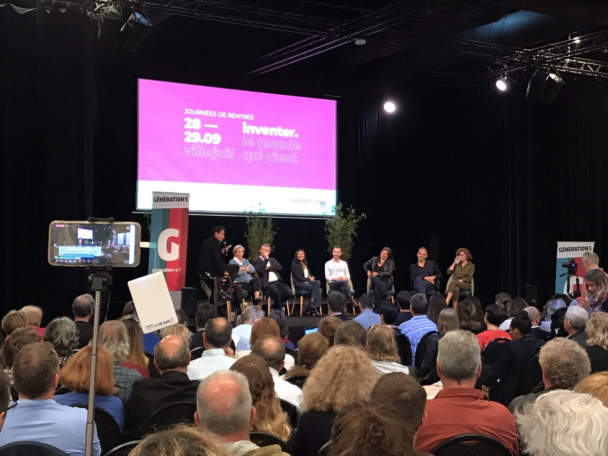 L’unité de la gauche et de l’écologie  pour défier le règne du libéralisme autoritaire comme du nationalisme liberticide, c’est aujourd’hui à l’université de rentrée de Generation.s à Malakoff !