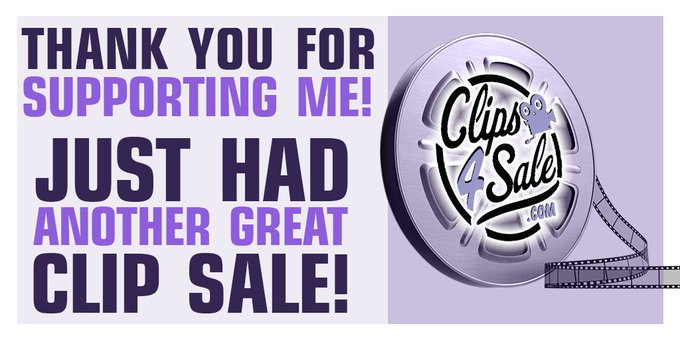 U just sold a HUGE Clip order store https://t.co/TNF3KK1ivH  @Clips4Sale https://t.co/t3xqQ5BOtP<a href="/tag/fan"class="tags"><span>#fan</span></a>