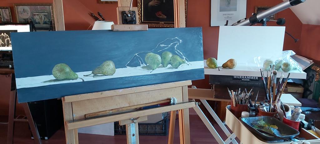 JCrespoArt's tweet photo. A medias con una nueva obra para la exposición del próximo año. https://t.co/yPA38OrR1E