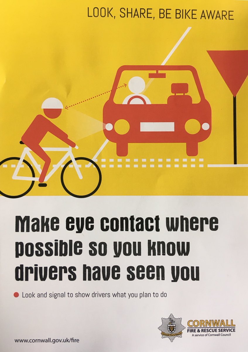 HayleTriService's tweet photo. Please be extra vigilante in these current weather conditions, also the darker mornings and evenings are fast approaching. 
@HayleCFRS @DC_Police @swasFT @CornwallFRS @CornwallCouncil 
#BIKEAWARE https://t.co/vuOLYCifz0