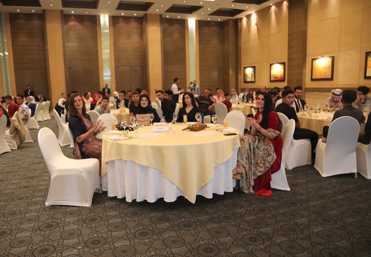 USCGERBIL's tweet image. CG Steve Fagin attended the U.S. Government-funded Access Microscholarship Program graduation ceremony in Erbil, which is implemented by #AMIDEAST. CG Fagin spoke to the crowd and then handed out Certificates of Achievement to 50 young students who are IDPs from #Ninewa.