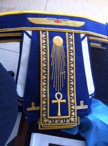 MasonicEgypt's tweet photo. Symbology matters to us at SGLE. The Apron of the GrandMaster. https://t.co/RZoREMKriP