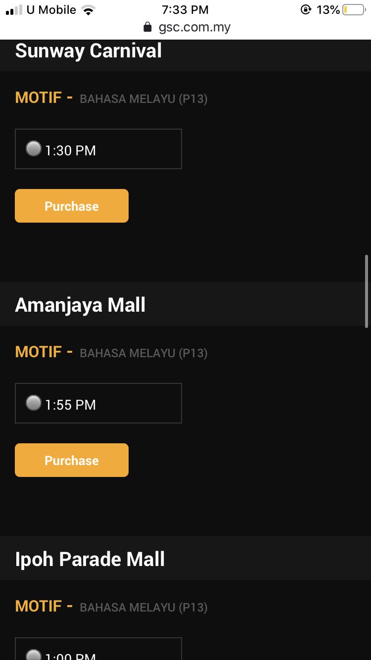 Gsc amanjaya showtime