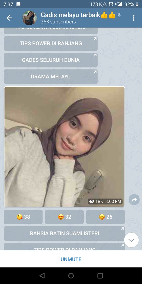 Telegram melayu hijab