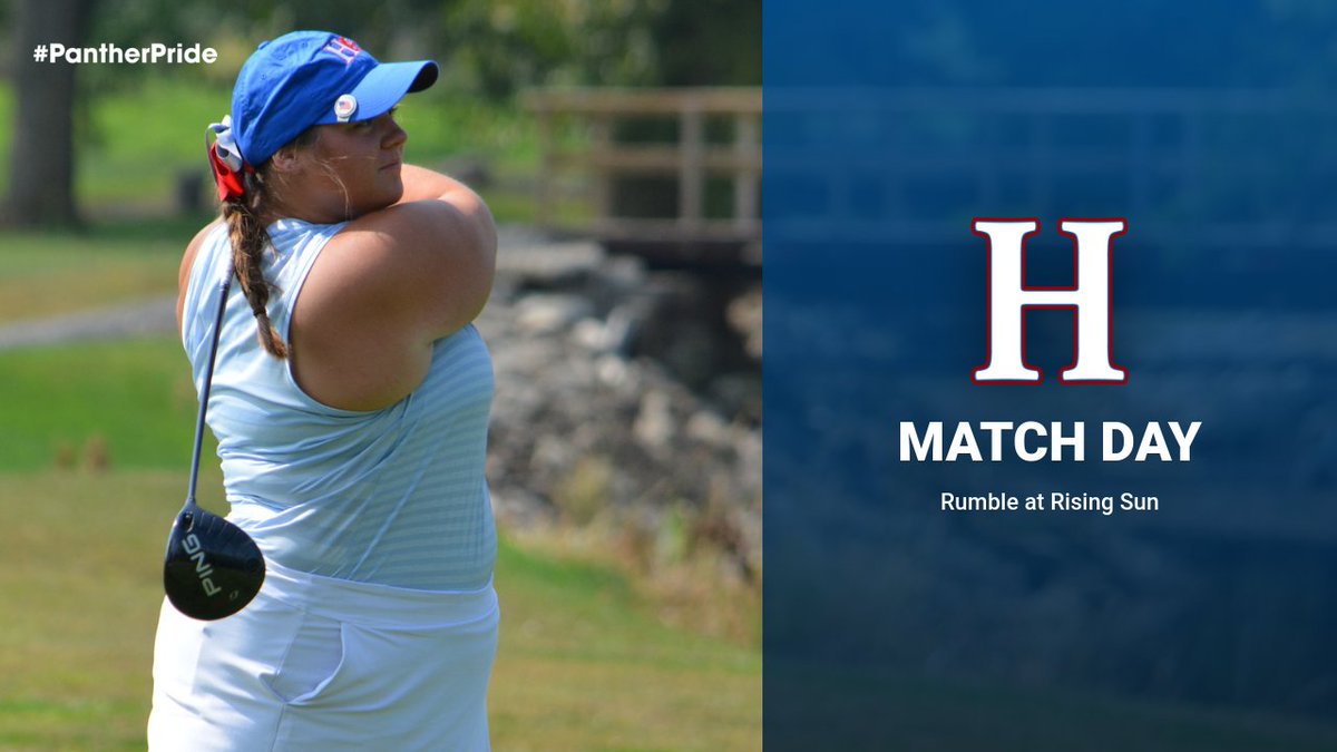 HanoverPanthers's tweet photo. Women's Golf hits the links as they compete at the Rumble at Rising Suns hosted by MSJ and Manchester. ⛳ #PantherPride https://t.co/laa5OGCZuC