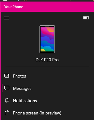 DavinderKundi's tweet photo. I like how Your Phone on Windows 10 gives you a little phone with a mini version of your wallpaper and battery icon too! 😎
#yourphone #windows10 #batterystatus #miniphonewallpaper https://t.co/29qo1BCD2T