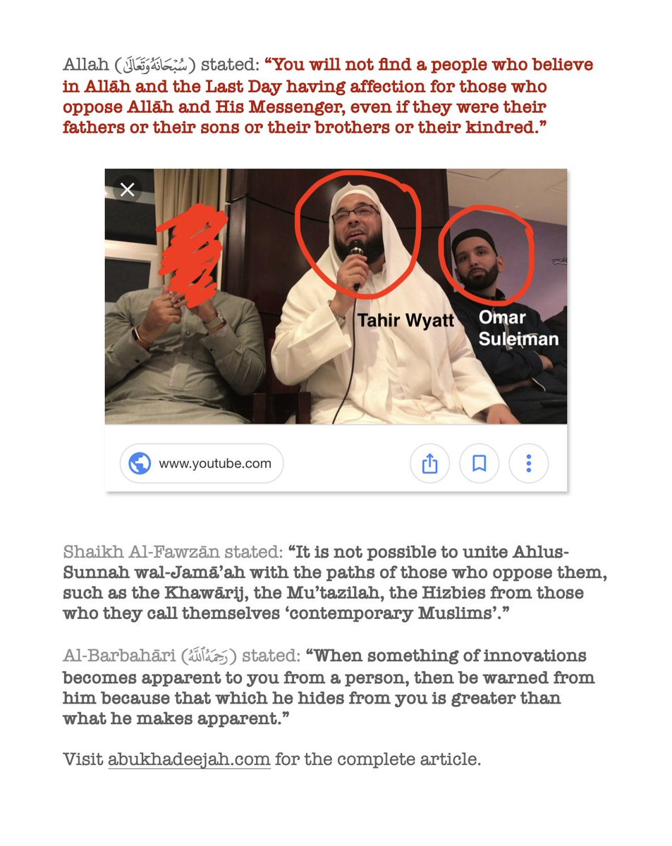 AbuKhadeejahSP's tweet photo. Protests, rebellion and fighting against the pious or tyrannical Muslim ruler is prohibited by clearcut ahādīth. And ijmā’ has been reported forbidding revolt against the sinful &amp; wicked rulers and leaders. Imām Ahmad said: Whoever rebels is an innovator, opposer of the Sunnah. https://t.co/8esQyMFp5D
