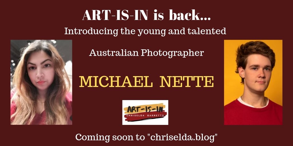 ChriseldaBarr1's tweet photo. ART-IS-IN is back...
Introducing Artist #7 - Michael Nette
Coming soon to "https://t.co/gOmjBbR7nw"
Signup for a reminder:
https://t.co/6SeDNus6j1
#Artisin #artistinterview #ChriseldaBarretto #MichaelNette https://t.co/KqvEa5fOcV