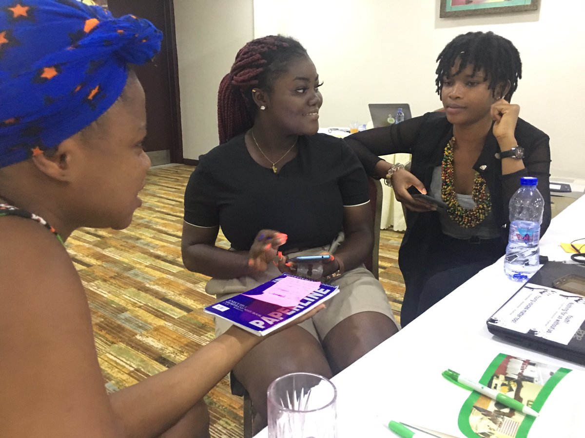 cmghana's tweet photo. #CMPolicyInstitute: Participants have been grouped to develop a list of #questions and practice interviewing for the purpose of data collection.
they will soon role play and note likely challenges in the #data collection process.
cc: @kobengkyereh @RFSU
#CMGhana #Feminism https://t.co/g72wJpF4IO