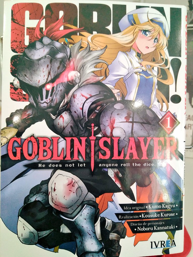 dvilozano's tweet photo. Globin slayer de @Ivrea es el típico Manga que me hace pasar un mal momento cuando en la tienda no lo tengo controlado.
#globinslayer https://t.co/TDrS59P9KF
