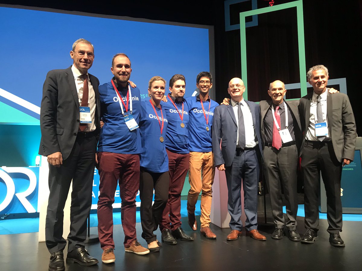 twittorl's tweet photo. Félicitations aux gagnants du concours ORL d’OR 2019, l’équipe OCCITANIE : Maxime Dallemagne, Lylon Castel, Valentin Favier, Charles Villerabel. Bravo les internes ! #SFORL2019 #congresORL https://t.co/QeWOyzEyYE