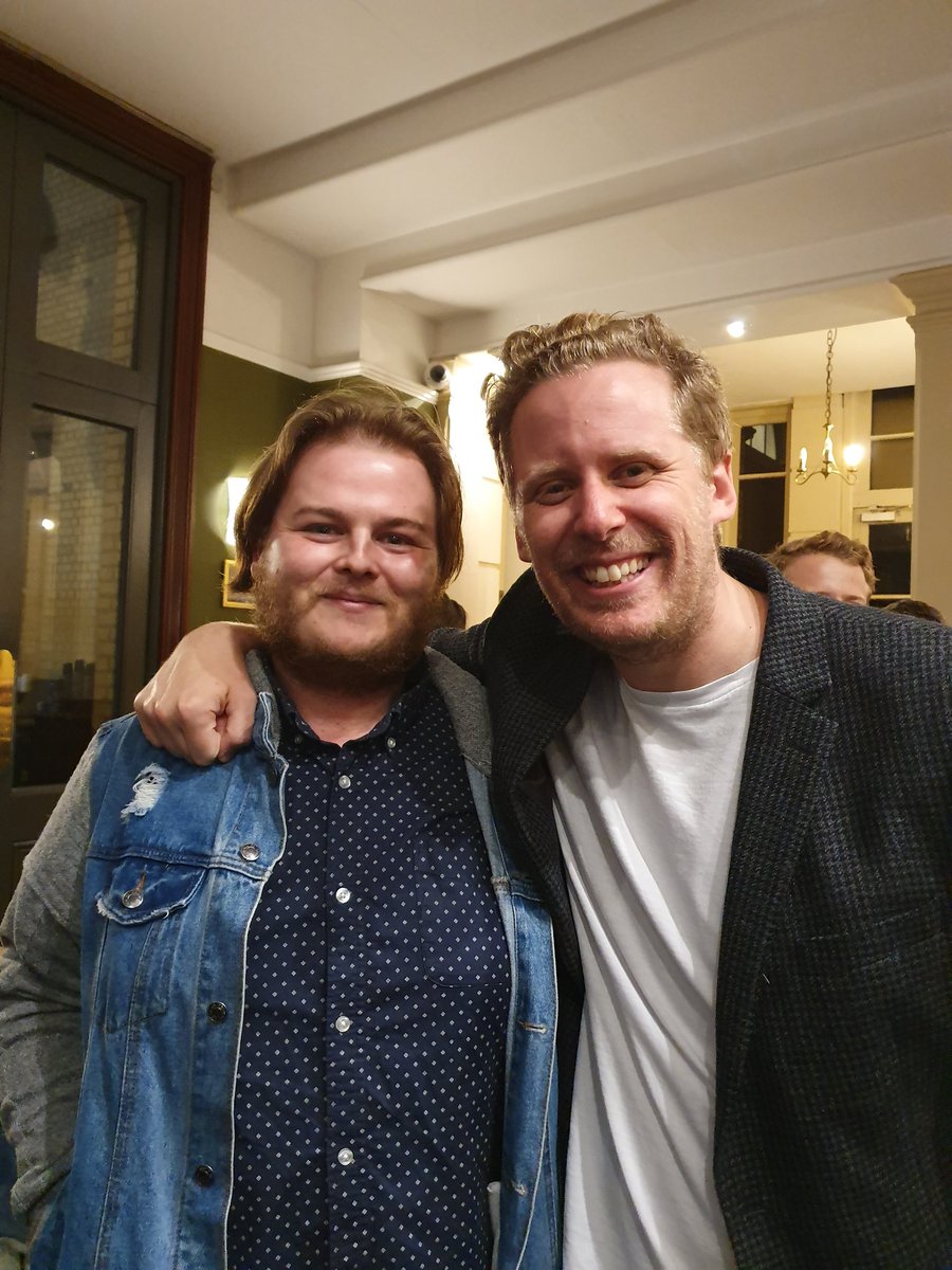 gkemp456's tweet photo. Mets these 4 awesome guys last night. Absolutely wonderful show! #ramblelive #footballramble @lukeaaronmoore @petedonaldson @MarcusSpeller @JimCampbellTFR https://t.co/QOFYatrllJ
