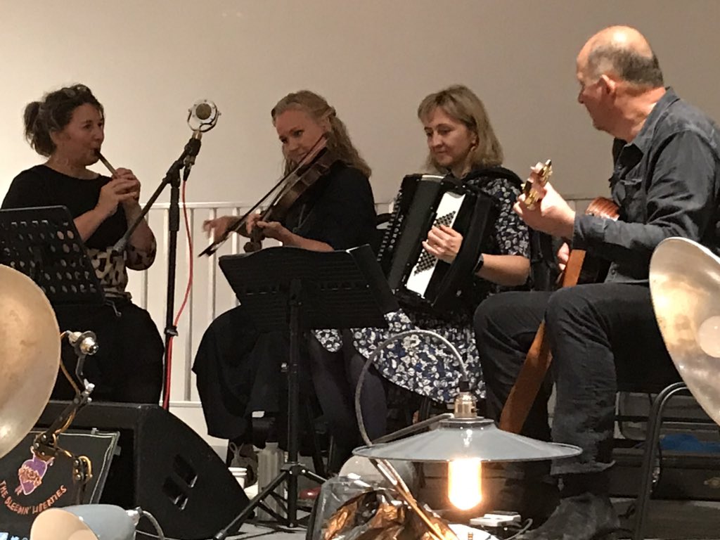 On stage now <a href="/FairfieldHalls/">Fairfield Halls Fan</a> the wonderful Bleedin’ Liberties! @BleedinLiberty Catch them in The Recreational where So Last Century Vintage and Retro Fair is taking place today <a href="/BHLIVE_UK/">BH Live</a> #croydon