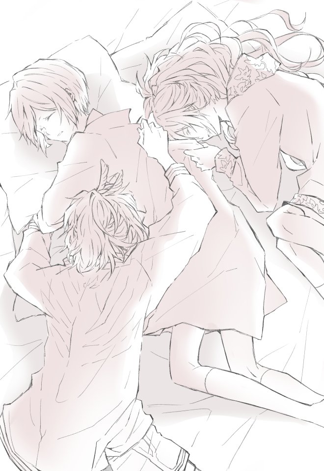 リクエスト頂いていたおやすみおだて短刀?
薬研君に無意識に甘える不動君と自由な貞ちゃんが好き? 