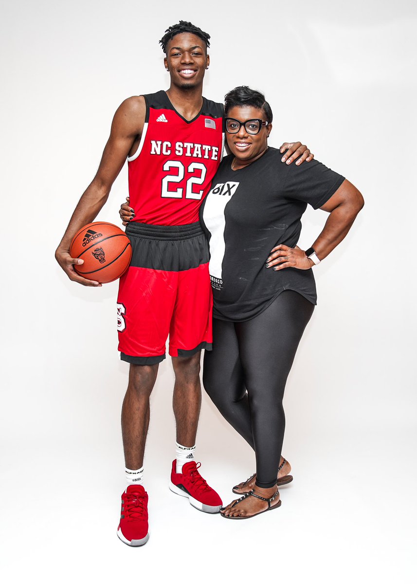 KeonAmbrose's tweet photo. I would like to take this opportunity to thank Head Coach Kevin Keatts, his Coaches, his Staff and Players, and the entire Wolfpack for hosting my mom and me this weekend! 
We truly enjoyed ourselves!
#gowolfpack 🐺 #NotCommitted https://t.co/MhJVNNF7zF