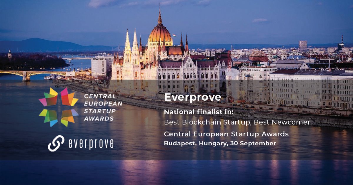everprove_app's tweet photo. Excited about taking part on the @cesawards National Award Ceremony tomorrow. Let's see what it holds for us :) #everprove #blockchain #digitalsignature #startup #awards #cesa https://t.co/hDx8TBRyVY