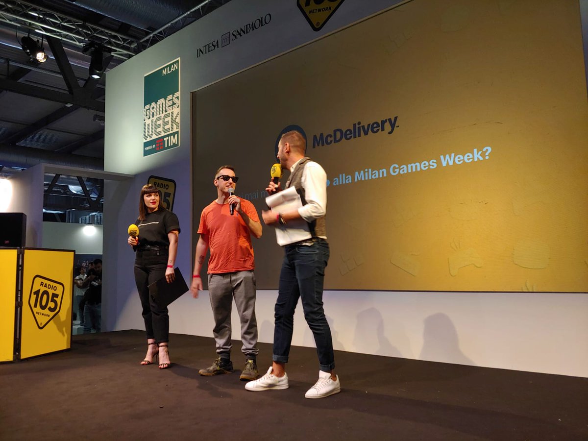 Radio 105 (@radio105) on Twitter photo Gamer e #Mcdelivery: accoppiata vincente! Sul palco della <a href="/MilanGamesWeek/">Milan Games Week</a> "Il mio caro amico #Dexter" incontra i fan. Questa e altre sorprese sul palco di #Radio105 al padiglione 12 #MGW19 #esports #29settembre Gamer e #Mcdelivery: accoppiata vincente! Sul palco della <a href="/MilanGamesWeek/">Milan Games Week</a> "Il mio caro amico #Dexter" incontra i fan. Questa e altre sorprese sul palco di #Radio105 al padiglione 12 #MGW19 #esports #29settembre