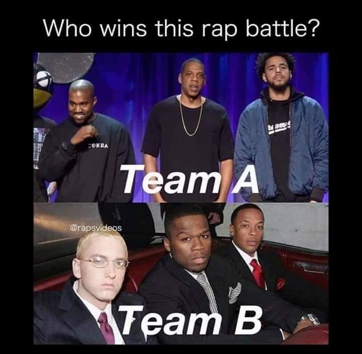 chocovindekings's tweet photo. This is like
Bosh, Lebron, and Wade
vs.
Larry bird, Jimmy Butler, and Stephen A Smith..
#SayingANYTHING #OneMustGo
Add @JoynerLucas to team A, and Drake to team B...am taking team A https://t.co/hrDMrzxj9B
