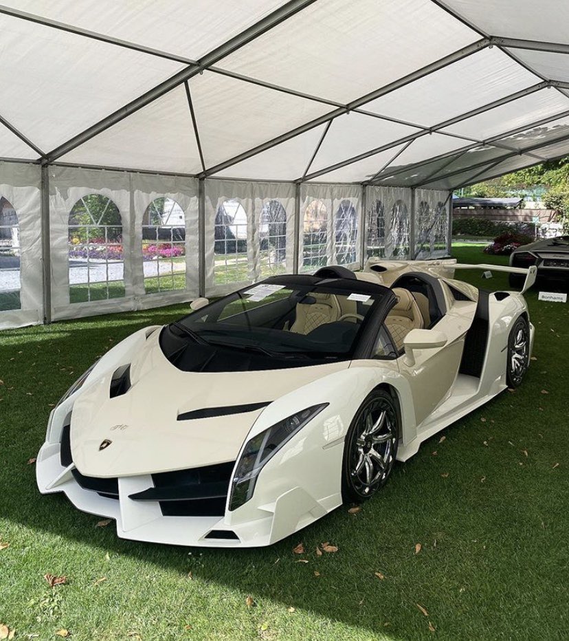 This Lamborghini Veneno Roadster has just sold for £5.88 million at an auction in Switzerland 😳