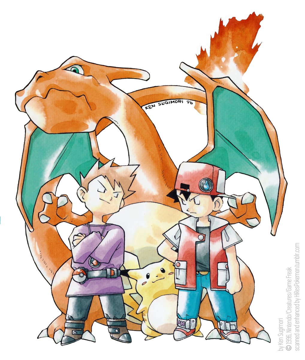 Published on August 1996 on the cover of 'Pokémon 4Koma DX', by K...