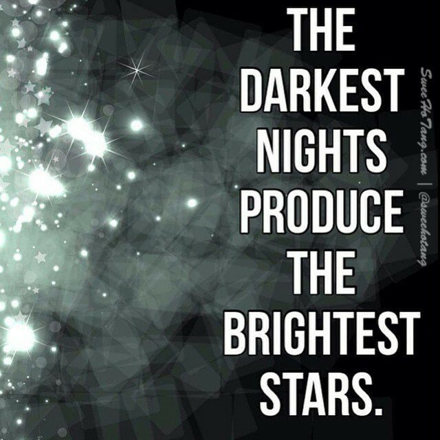 TangSweeHo's tweet photo. The darkest nights produce the brightest stars. https://t.co/GhK8O70crN https://t.co/AT2xDyuxQY