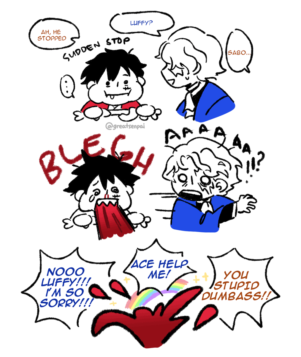 it's not really clarified (afaik) why demons cant eat normal meat.... so wwdits joke (read left to right) #onepiece #kimetsunoyaiba