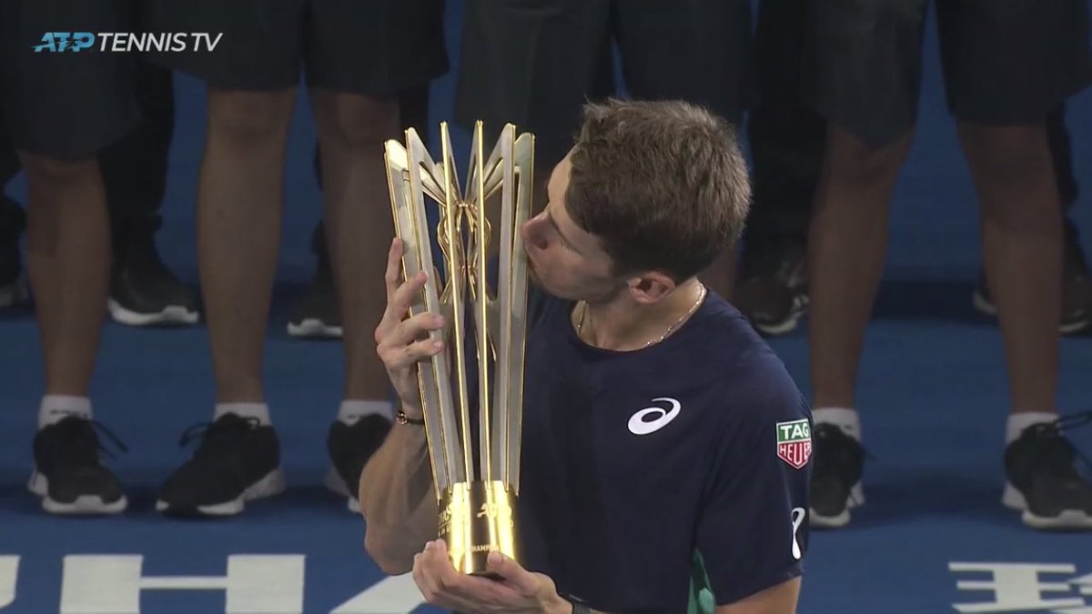 TennisAustralia's tweet photo. Congrats @alexdeminaur! ATP Zhuhai champion.
@ZhuhaiChampions @TennisTV #ZC19 https://t.co/2ktsTYVxAa