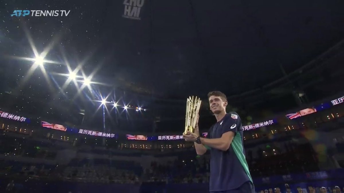 TennisAustralia's tweet photo. Congrats @alexdeminaur! ATP Zhuhai champion.
@ZhuhaiChampions @TennisTV #ZC19 https://t.co/2ktsTYVxAa