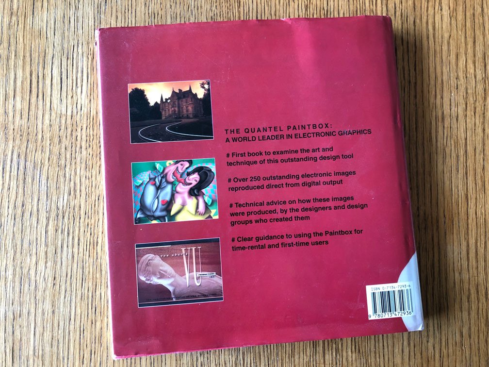 As the Quantel Paintbox application reappears in the <a href="/GrassValleyLive/">Grass Valley</a> Rio applications bar, a timely book delivery via Ebay