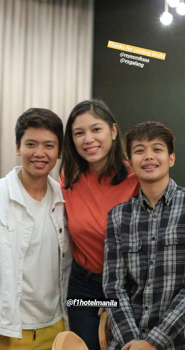 dlsucanino's tweet photo. one thing's for sure:

WE HAVE DONE SOMETHING GOOD TO DESERVE THIS!!!!!

HUHU MY FOREVER FAV TRIO!!! 😭💚✨ @VSGalang @mikareyesss @kimfajardo9 https://t.co/3NTuXYTIMo