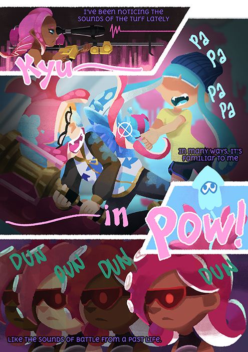 medusation's tweet photo. I drew a little comic for @in_inkopolis zine! Please do check out the other fantastic pieces in the zine! https://t.co/eycJjpK6dK