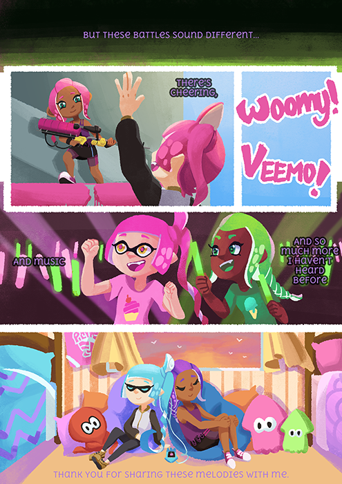 medusation's tweet photo. I drew a little comic for @in_inkopolis zine! Please do check out the other fantastic pieces in the zine! https://t.co/eycJjpK6dK