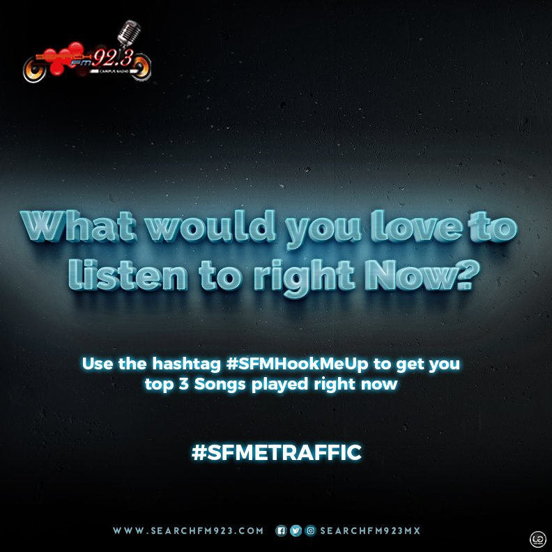Searchmediamx's tweet photo. Its Sunday The #SFMETraffic Is back Tune In, get round up of all trending gossips on the social media world, and Request 3 songs You need to jam to Using the hash tag
#SFMHookMeUp
live stream ๐https://t.co/BensRiFr6d https://t.co/wRbKPUxuR9