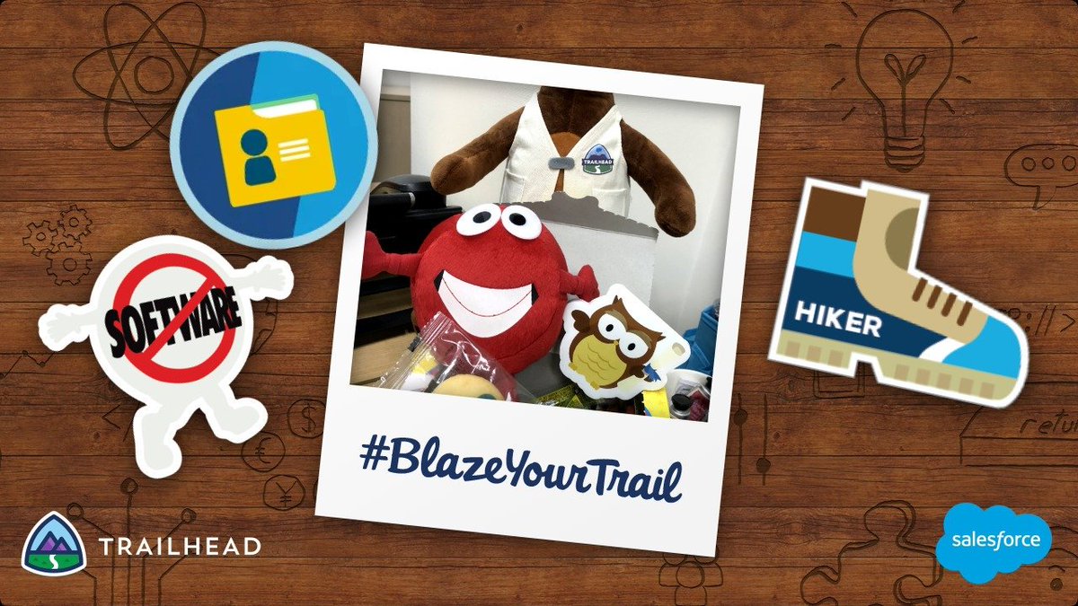 #BlazeYourTrail 
I used to be a librarian in the past, but now I'm a Salesforce developer.

Trailhead has lots of interesting readings as well as development knowledge！
Trailhead is interesting(*´ω｀*)