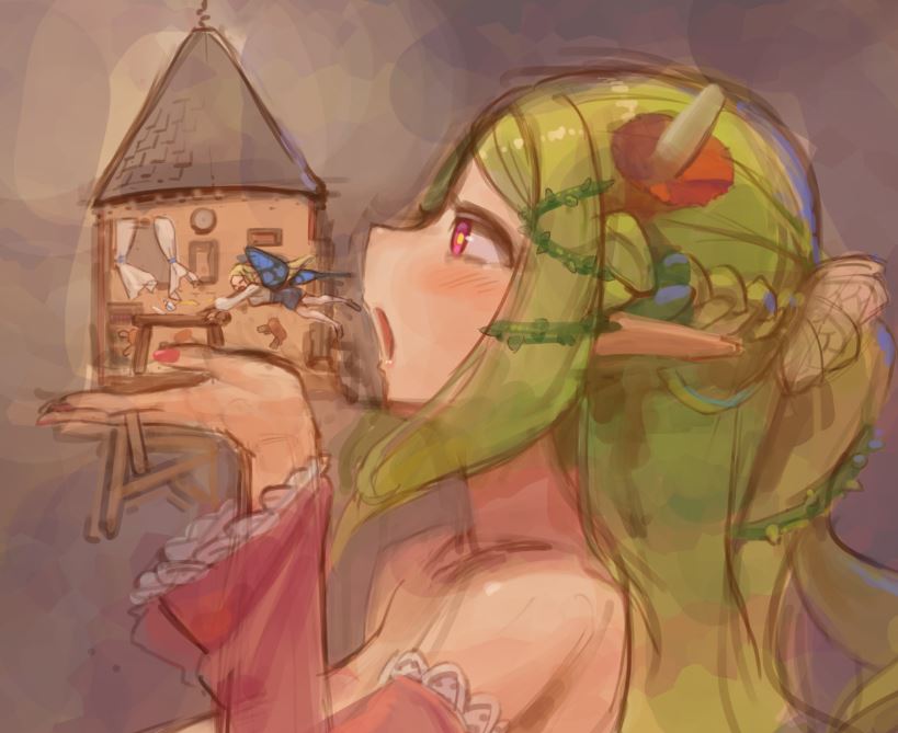 ちょこっとした続きをつくっていたり 