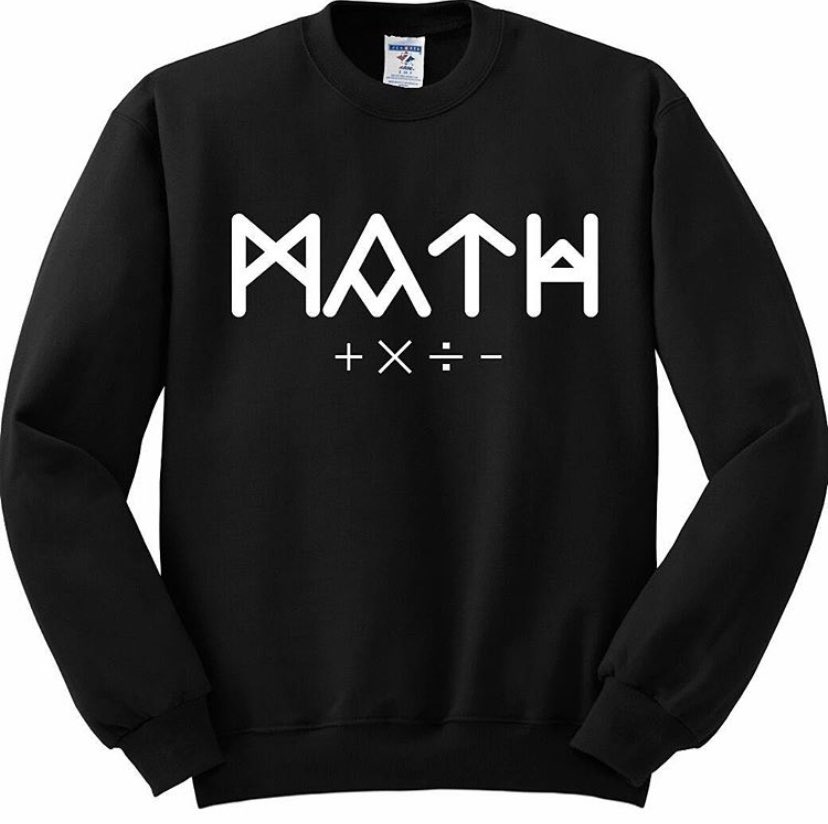 MathClothing's tweet image. Sweatshirts are AVAILABLE!!! Get yours today! DM to order #mathofficial @mathclothingco #buynow #follow #new #SundayMorning #fresh #2019
