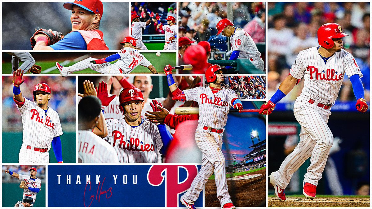 Phillies's tweet photo. Our team leader in hits this season. #HailCésar

RETWEET for a chance to win a baseball signed by César Hernández! 

RULES: https://t.co/nSeZHibA4t https://t.co/ngOZ1XeNOK
