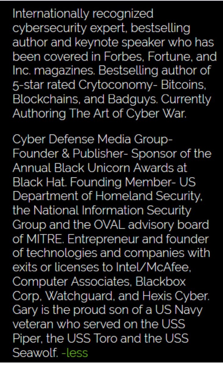 Taking back control: The third director of  http://Hacker.House  was Gary Mieliefsky, founding Member of the US Department of Homeland Security and the National Information Security Group, who worked as an advisor to Clinton.  https://hacker.house/about/  https://twitter.com/TheUnapooper/status/1176270800124432385?s=19