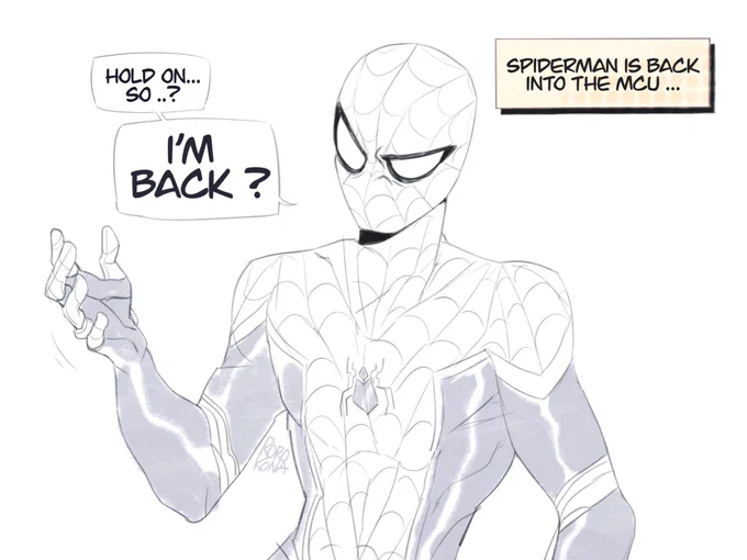 i heard spidey was back... 
#MCU #Marvel 