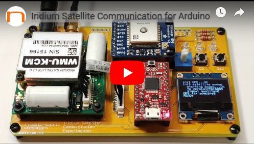 Comunicación satélite Iridium con Arduino - Cientificosaficionados.com