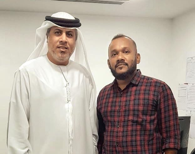 InventiveSports's tweet photo. Inventive Sports #ProjectUAE is well underway .. Our agent Shakeel Abdulla met with the director of Shabab Al Ahlai #Dubai โ๏ธ๐ฆ๐ชโฝ๏ธ๐ฎ๐ณ #InventiveSports #Football #Business #SportsBusiness #UAEProLeague #ISL #UAE #India #InventiveSports https://t.co/wx3ShsDILj