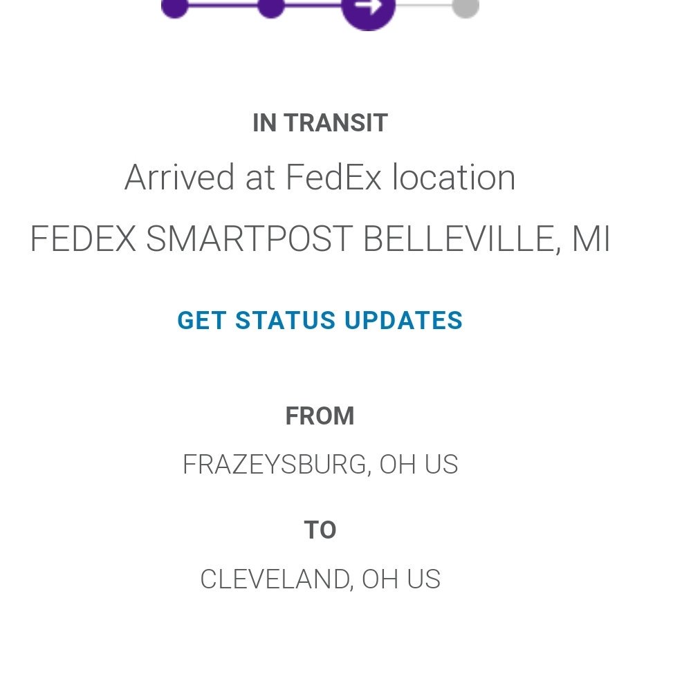 UknowCircles's tweet photo. @FedEx Why do so many of my packages take a route that makes zero sense? https://t.co/CUVgyiJ4V2
