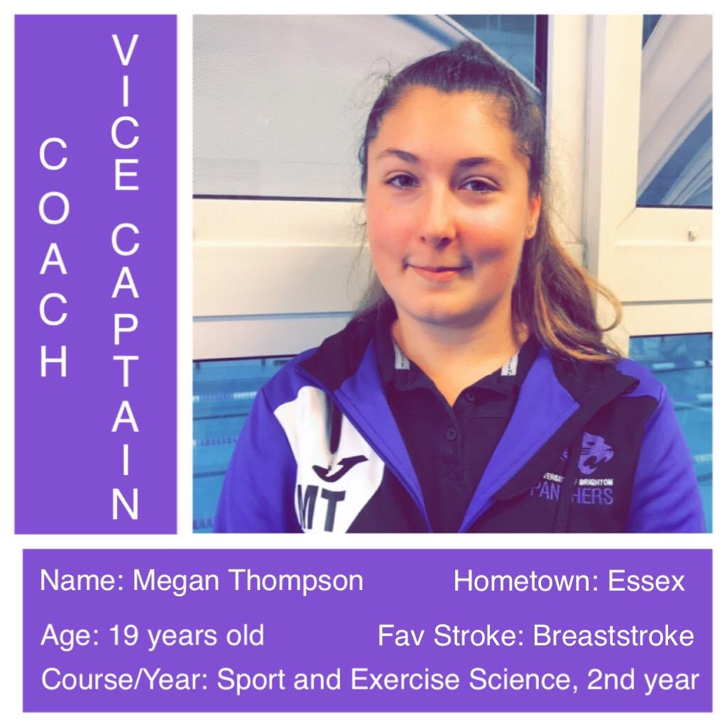 Meet you swim team committee 2019/20; Charlotte, Lucy, Alice, Megan and Sam 🏊🏼‍♀️💜