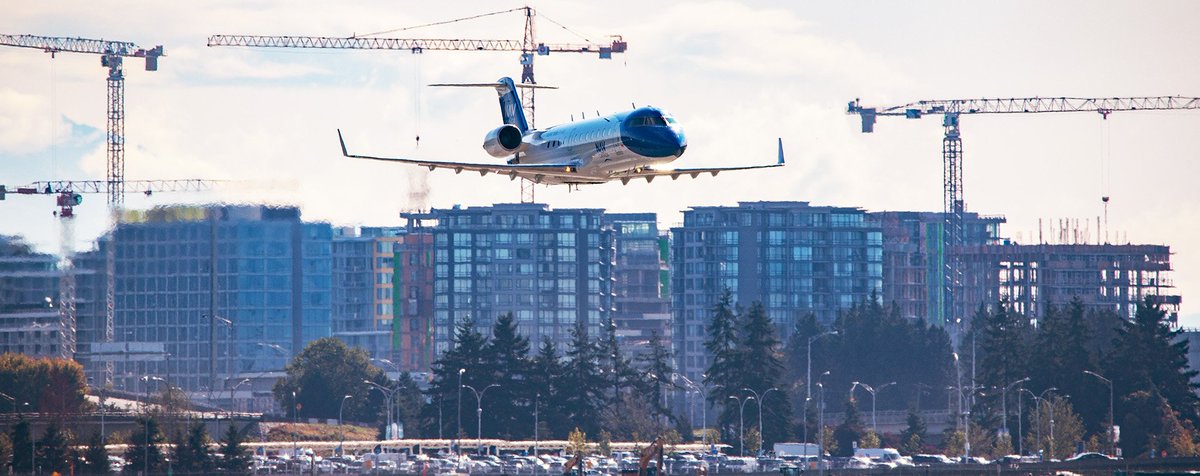 Kent_YVR's tweet photo. If you see an aircraft swooping around @yvrairport and not landing, don’t be alarmed, take photos 😁 @navcanada Flight Test CRJ200 yesterday. #yvrspotters #Vancouver #CGNVC https://t.co/7Qs0x5y2kw