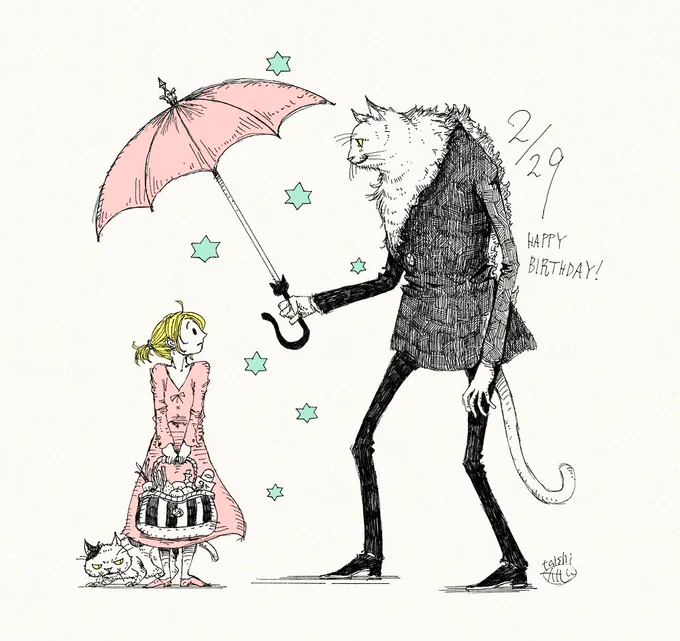 本当、色々な方に見て欲しい。
#人外のイラストだけで興味を持ってくれる方へ届け 