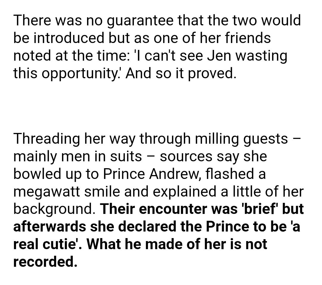 Randy Andy: 'A real cutie'.After Boris arranged for her to be put on the guest list for a party attended by royalty, senior politicians, digiterati and tech startups, Jenny made a bee-line for the Duke of York ...